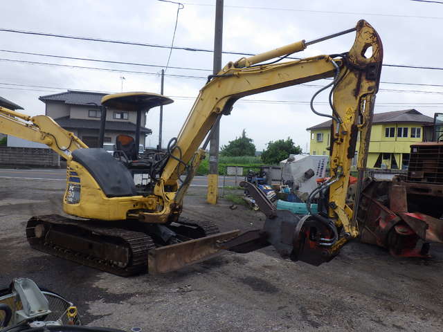 KOMATSU PC50MR-2 ★ Excavator ★ G, CNP, Rotary Grapple, Piping, Blade