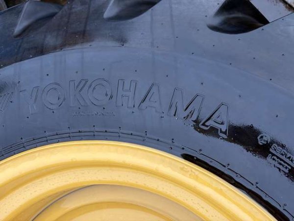YOKOHAMA TIRE_4pcs ★ Parts & Attachment ★ Unused, 16.9-24-10PLY, w/Rim, for 910(lcurrent model) - Image 7