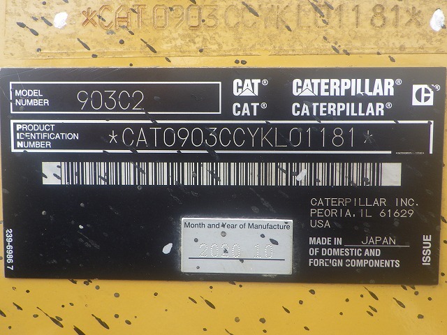 CAT 903C2 ★ Loader(Crawled/Wheeled) ★ CNP - 画像 (48)