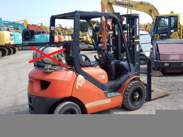 KOMATSU FG25C-16 ★ Forklift ★ 4.5m, 2150kg, FULL FREE - изображение 5