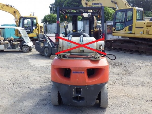 KOMATSU FG25C-16 ★ Forklift ★ 4.5m, 2150kg, FULL FREE - изображение 6