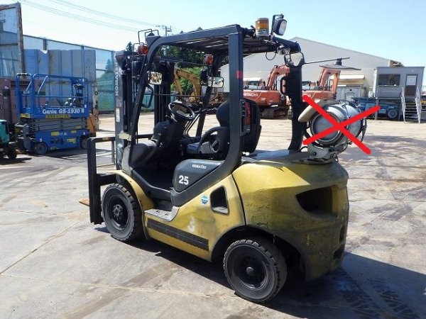 KOMATSU FG25HT-16 ★ Forklift ★ 3m, 2300kg, FORK POSITIONER - Image 3
