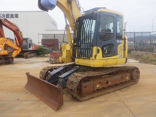 KOMATSU PC138US-8NM ★ Excavator ★ 500G+PAD, ROPS CAB, ROTARY GRAPPLE, BLADE, 5PIPING, A/C, MULTI, WINCH
