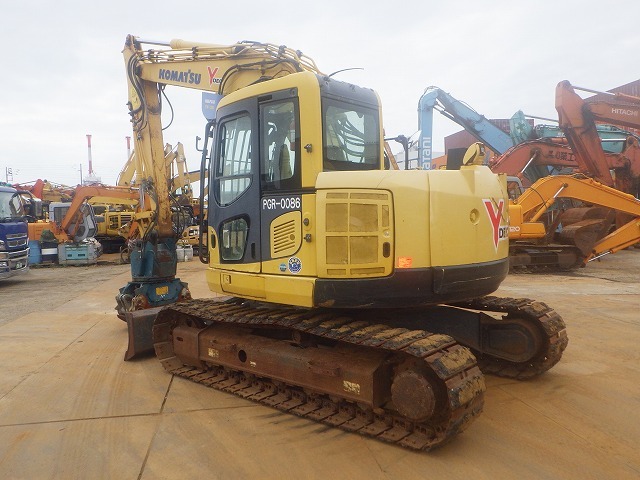 KOMATSU PC138US-8NM ★ Excavator ★ 500G+PAD, ROPS CAB, ROTARY GRAPPLE, BLADE, 5PIPING, A/C, MULTI, WINCH