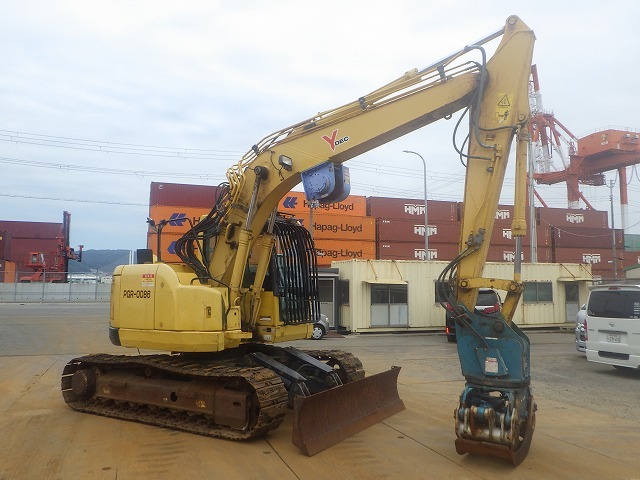 KOMATSU PC138US-8NM ★ Excavator ★ 500G+PAD, ROPS CAB, ROTARY GRAPPLE, BLADE, 5PIPING, A/C, MULTI, WINCH