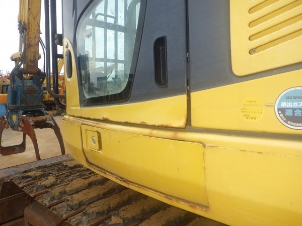 KOMATSU PC138US-8NM ★ Excavator ★ 500G+PAD, ROPS CAB, ROTARY GRAPPLE, BLADE, 5PIPING, A/C, MULTI, WINCH - Image 10