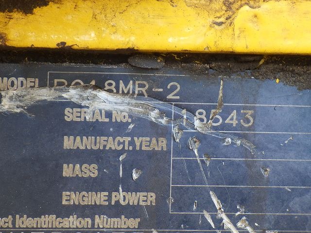 KOMATSU PC18MR-2 ★ Mini Excavator ★ 230G+PAD, PIPING, W/(COVER,HOSE,PIPING)