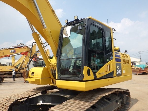 KOMATSU PC200-11 ★ Excavator ★ 700G, ROPS CAB, SLOPE BKT, ARM CRANE, A/C, MULTI - Image 3