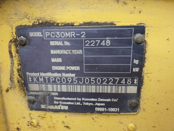 KOMATSU PC30MR-2 ★ Excavator ★ 300G, CNP, Blade, Piping, Quick Hitch - Image 62