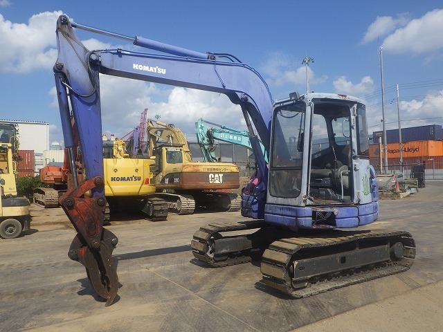 KOMATSU PC78US-5 ★ Excavator ★ 450G+PAD, FORK, A/C, W/STD BKT