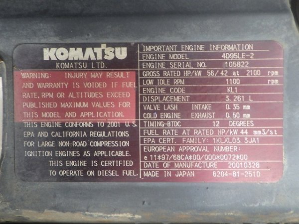 KOMATSU PC78US-5 ★ Excavator ★ 450G+PAD, FORK, A/C, W/STD BKT - Image 57