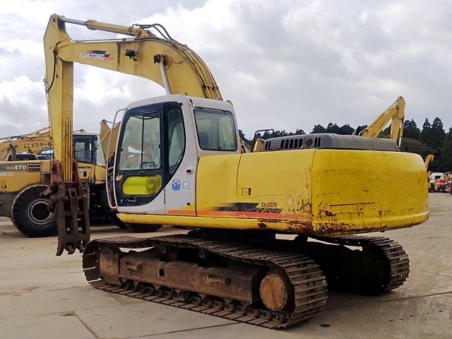 SUMITOMO SH200-3 ★ Excavator ★ 600G, FORK, A/C