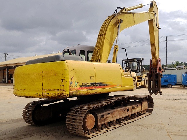 SUMITOMO SH200-3 ★ Excavator ★ 600G, FORK, A/C