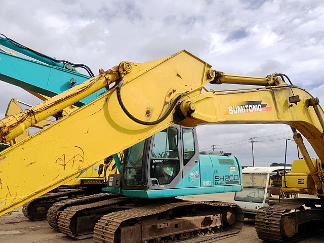 SUMITOMO SH200-3 ★ Excavator ★ 600G, FORK, A/C