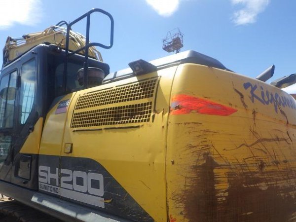 SUMITOMO SH200-7 ★ Excavator ★ 600F, ROPS, 5-Piping, A/C, EPA, Multi, Skelton Bucket, A-Lock - Image 8
