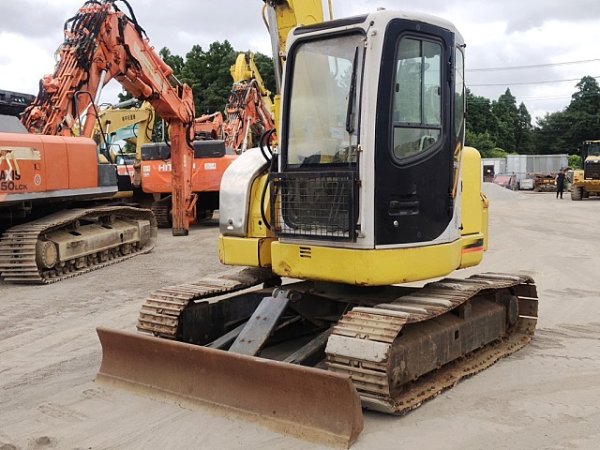 SUMITOMO SH75X-3 ★ Excavator ★ 450G+PAD,TELESCOPIC ARM, CLAMSHELL BUCKET, BLADE, A/C - Image 3