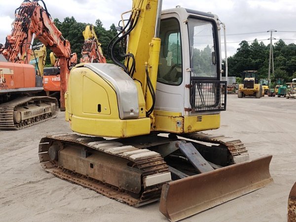SUMITOMO SH75X-3 ★ Excavator ★ 450G+PAD,TELESCOPIC ARM, CLAMSHELL BUCKET, BLADE, A/C - Image 6