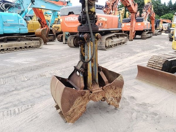 SUMITOMO SH75X-3 ★ Excavator ★ 450G+PAD,TELESCOPIC ARM, CLAMSHELL BUCKET, BLADE, A/C - Image 9