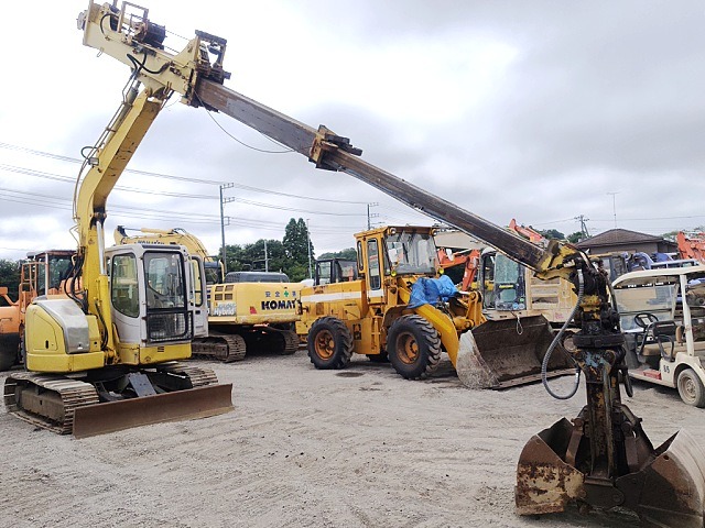 SUMITOMO SH75X-3 ★ Excavator ★ 450G+PAD,TELESCOPIC ARM, CLAMSHELL BUCKET, BLADE, A/C