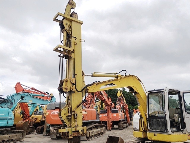 SUMITOMO SH75X-3 ★ Excavator ★ 450G+PAD,TELESCOPIC ARM, CLAMSHELL BUCKET, BLADE, A/C