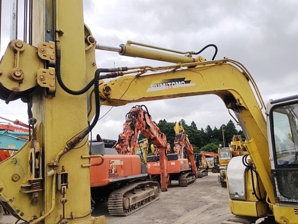 SUMITOMO SH75X-3 ★ Excavator ★ 450G+PAD,TELESCOPIC ARM, CLAMSHELL BUCKET, BLADE, A/C - Image 18