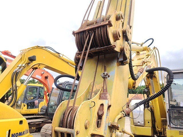 SUMITOMO SH75X-3 ★ Excavator ★ 450G+PAD,TELESCOPIC ARM, CLAMSHELL BUCKET, BLADE, A/C