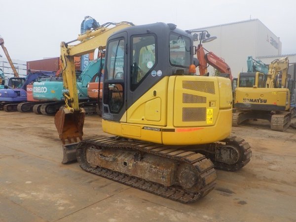 SUMITOMO SH75X-6A ★ Excavator ★ 450G+PAD, BLADE, ARM CRANE, A/C, MULTI - Image 3