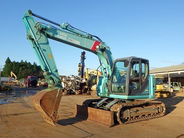 KOBELCO SK125SR-3 ★ Excavator ★ 500G+PAD, ROPS CAB, BLADE, ARM CRANE, A/C, MULTI
