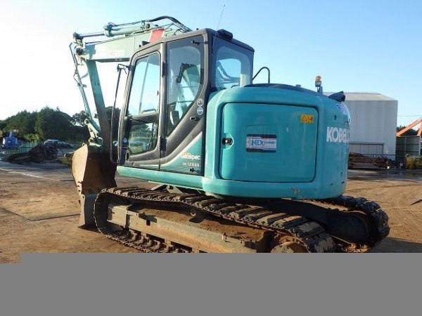 KOBELCO SK125SR-3 ★ Excavator ★ 500G+PAD, ROPS CAB, BLADE, ARM CRANE, A/C, MULTI - Image 4