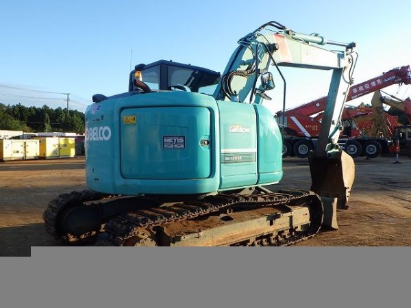 KOBELCO SK125SR-3 ★ Excavator ★ 500G+PAD, ROPS CAB, BLADE, ARM CRANE, A/C, MULTI - Image 7