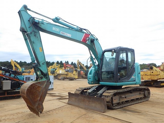 KOBELCO SK135SR-3 ★ Excavator ★ 500G+PAD, ROPS CAB, BLADE, ARM CRANE, A/C, MULTI