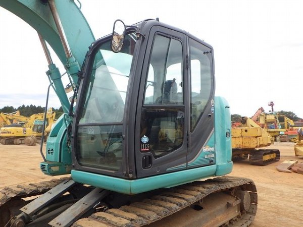 KOBELCO SK135SR-3 ★ Excavator ★ 500G+PAD, ROPS CAB, BLADE, ARM CRANE, A/C, MULTI - Image 3