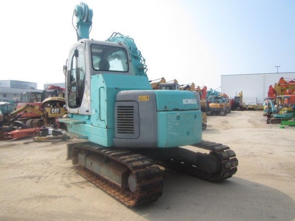 KOBELCO SK60SR-1E ★ Excavator ★ 450G+PAD, SLIDE CAB, TELESCOPIC ARM, CLAMSHELL BKT, BLADE, A/C - Image 4