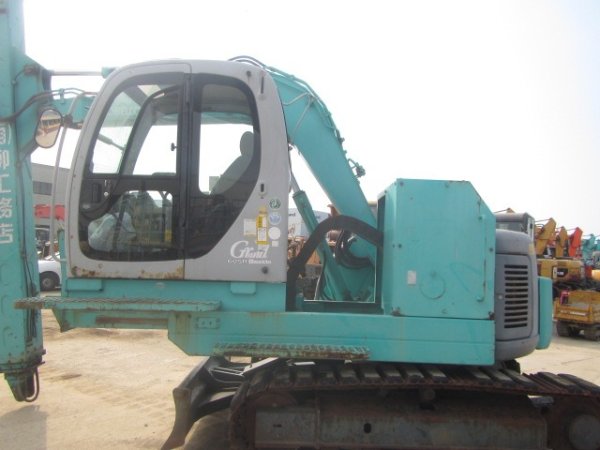 KOBELCO SK60SR-1E ★ Excavator ★ 450G+PAD, SLIDE CAB, TELESCOPIC ARM, CLAMSHELL BKT, BLADE, A/C - Image 8
