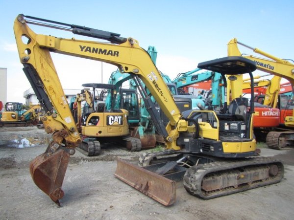 YANMAR VIO55-6A ★ Mini Excavator ★ 400R, BLADE, ARM CRANE, MULTI, W/QUICK HITCH - Image 1