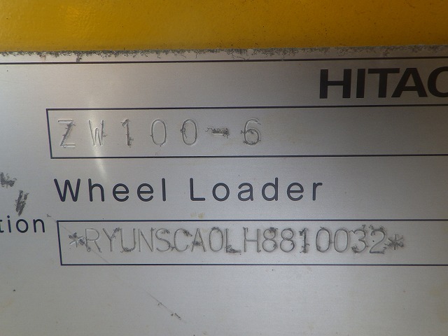 HITACHI ZW100-6 ★ Loader(Crawled/Wheeled) ★ CNP, W/PROPELLER SHAFT,