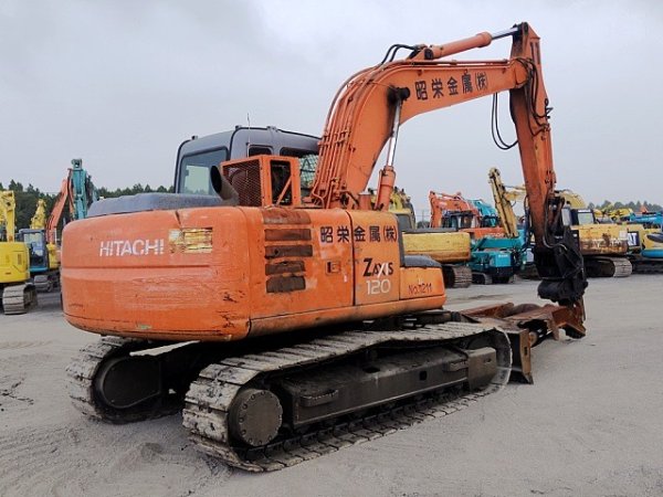HITACHI ZX120 ★ Excavator ★ 500G+PAD, ROTARY CUTTER, CLAMP ARM, 5PIPING, A/C - Image 6