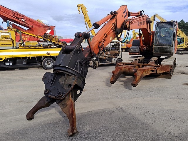 HITACHI ZX120 ★ Excavator ★ 500G+PAD, ROTARY CUTTER, CLAMP ARM, 5PIPING, A/C