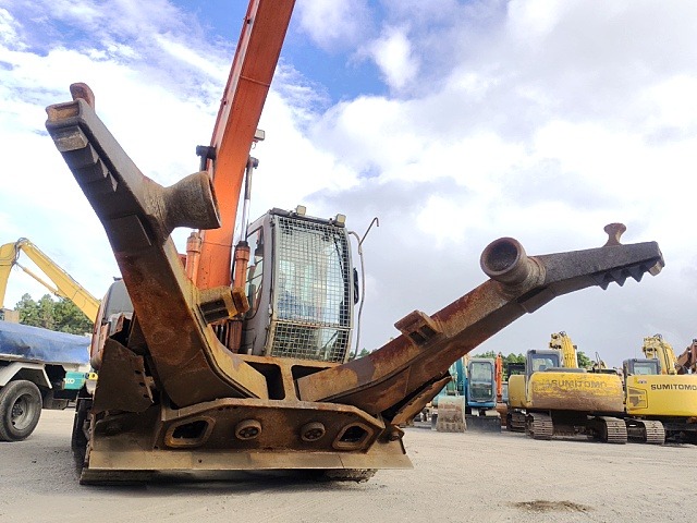HITACHI ZX120 ★ Excavator ★ 500G+PAD, ROTARY CUTTER, CLAMP ARM, 5PIPING, A/C