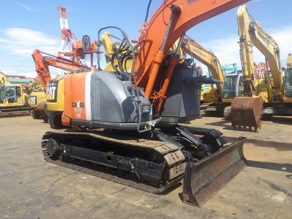 HITACHI ZX135US-3 ★ Excavator ★ 510G、Blade, Piping, Fixed CAB Riser, W/O Attachment - Image 6