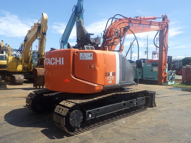HITACHI ZX135US-3 ★ Excavator ★ 510G、Blade, Piping, Fixed CAB Riser, W/O Attachment