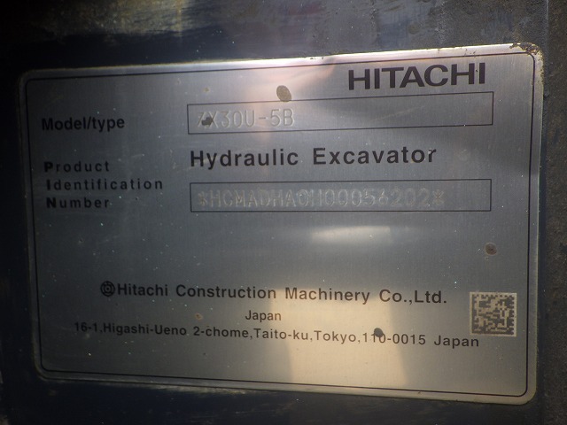 HITACHI ZX30U-5B ★ Mini Excavator ★ 300G+PAD, PIPING, MULTI