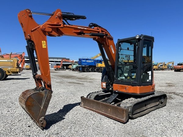 HITACHI ZX55UR-5B ★ Excavator ★ 400R, TOPS CAB, Blade, Arm-Crane, Offset-Boom, Multi, w/BKT ×2, 建機工譲渡書 - Image 1