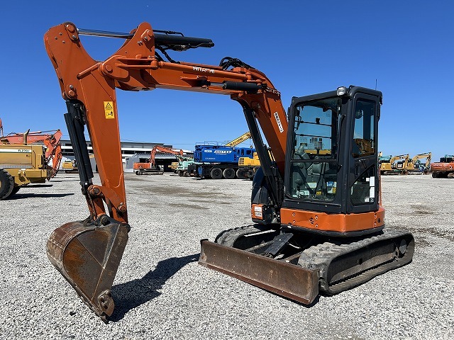 HITACHI ZX55UR-5B ★ Excavator ★ 400R, TOPS CAB, Blade, Arm-Crane, Offset-Boom, Multi, w/BKT ×2, 建機工譲渡書
