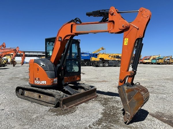 HITACHI ZX55UR-5B ★ Excavator ★ 400R, TOPS CAB, Blade, Arm-Crane, Offset-Boom, Multi, w/BKT ×2, 建機工譲渡書 - Image 4