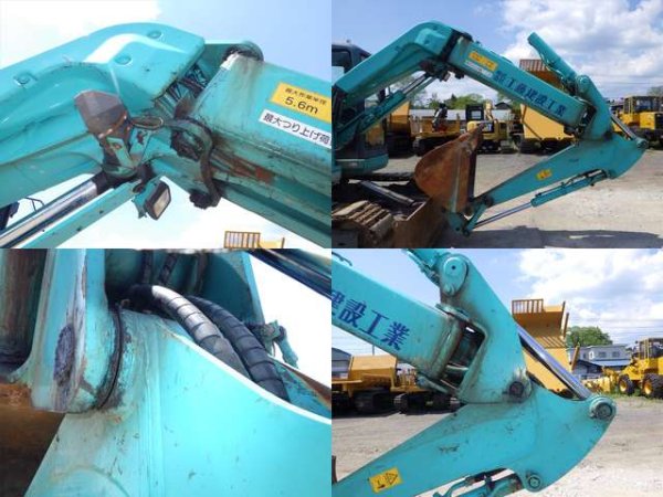 KOBELCO SK75UR-5 ★ Excavator ★ 450G+PAD, Arm Crane, Blade, Offset Boom, A/C, Multi - Image 14