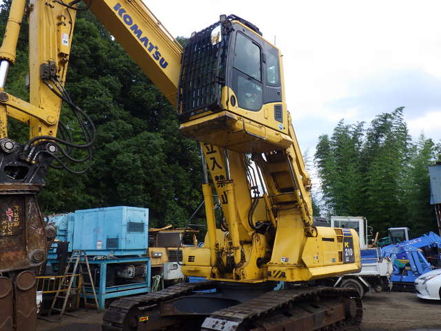 KOMATSU PC210LC-8N1 ★ Excavator ★ F, Link-CAB, Rotary Grapple, Piping,