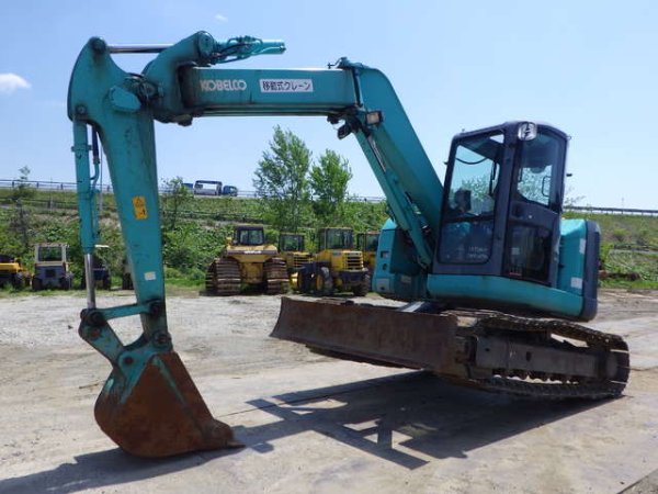 KOBELCO SK75UR-5 ★ Excavator ★ 450G+PAD, Arm Crane, Blade, Offset Boom, A/C, Multi - Image 19