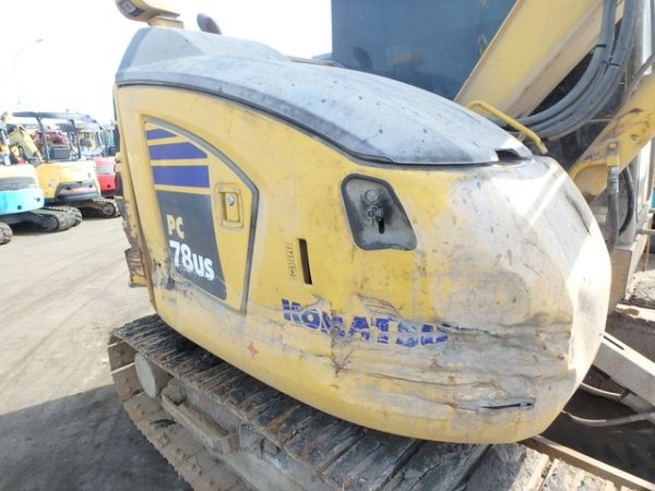 KOMATSU PC78US-11 ★ Excavator ★ 450G+Pad, Blade, M/L, A/C, w/o Attachments - Image 8