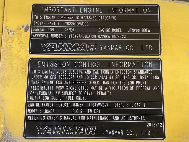 YANMAR C30R-2B ★ Other ★ 320R, CNP
